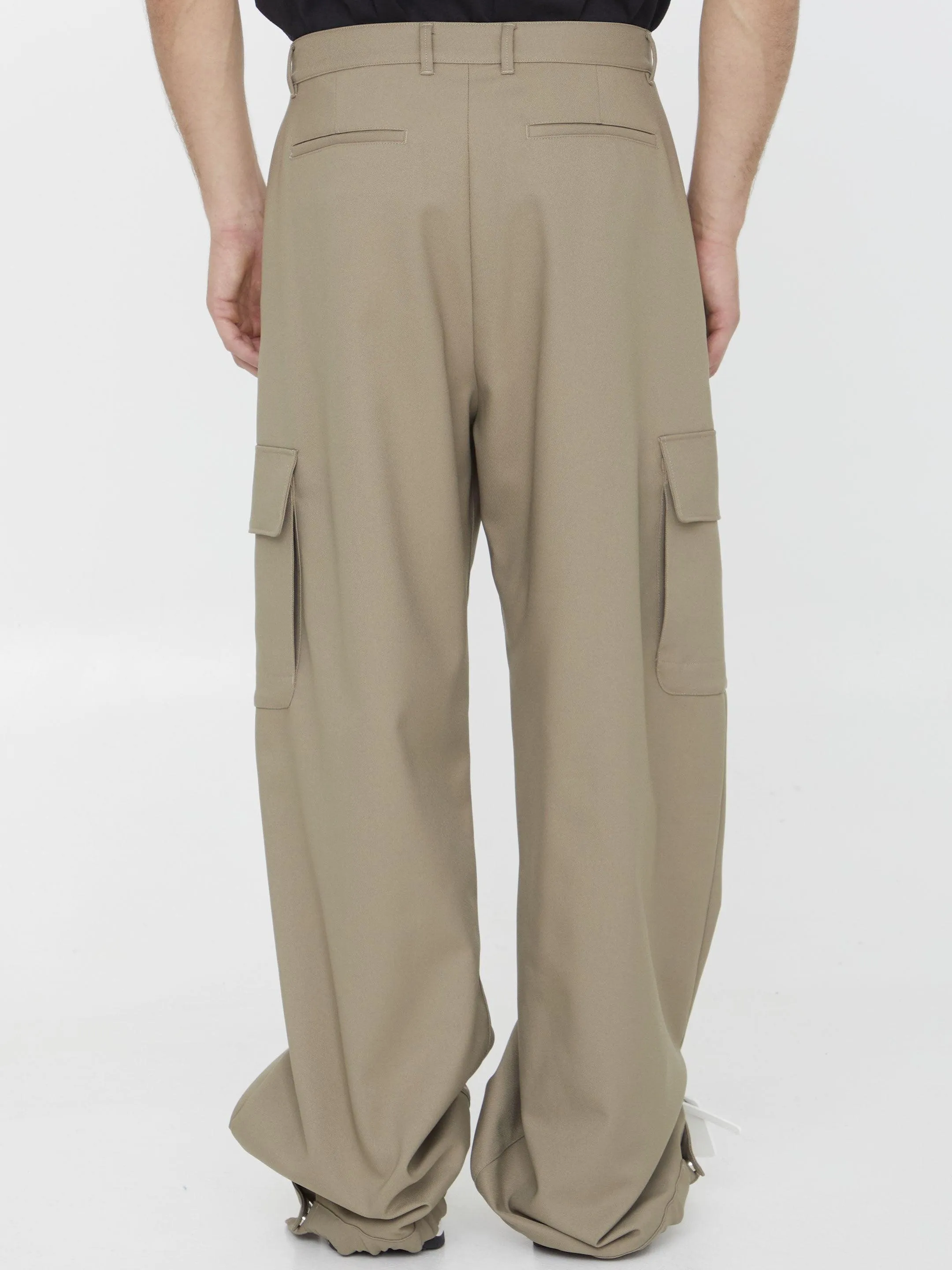 Off White Ow Emb Drill Cargo Pants