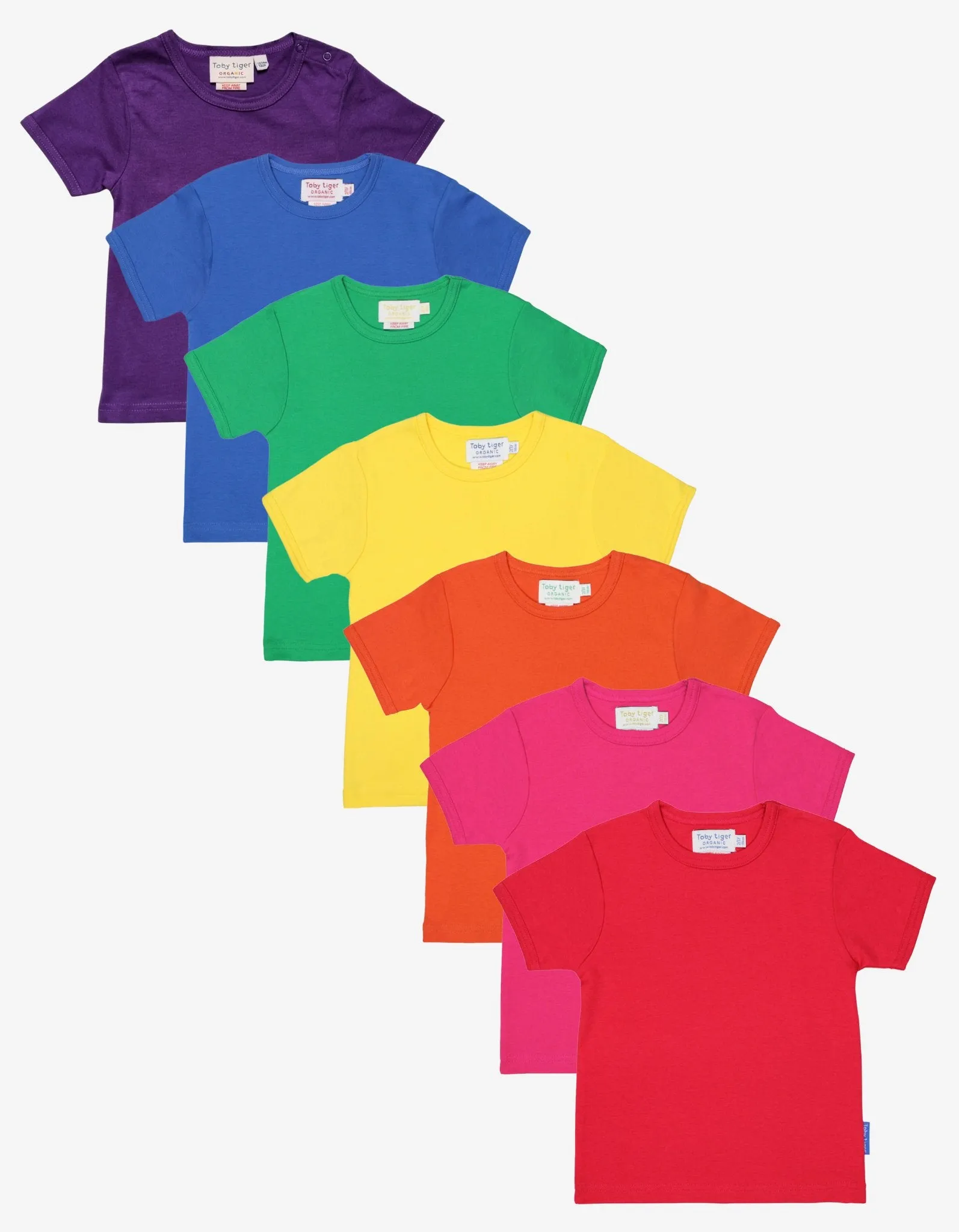 Organic Basic Short-Sleeved T-Shirt Bundle (3-4y / 104cm)