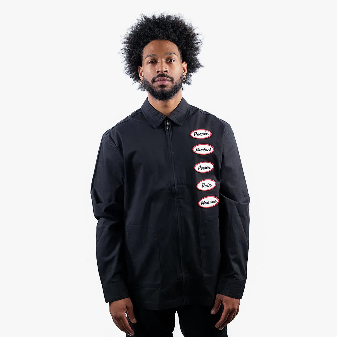 PLEASURES Power Gas Station Jacket - MEDIUM