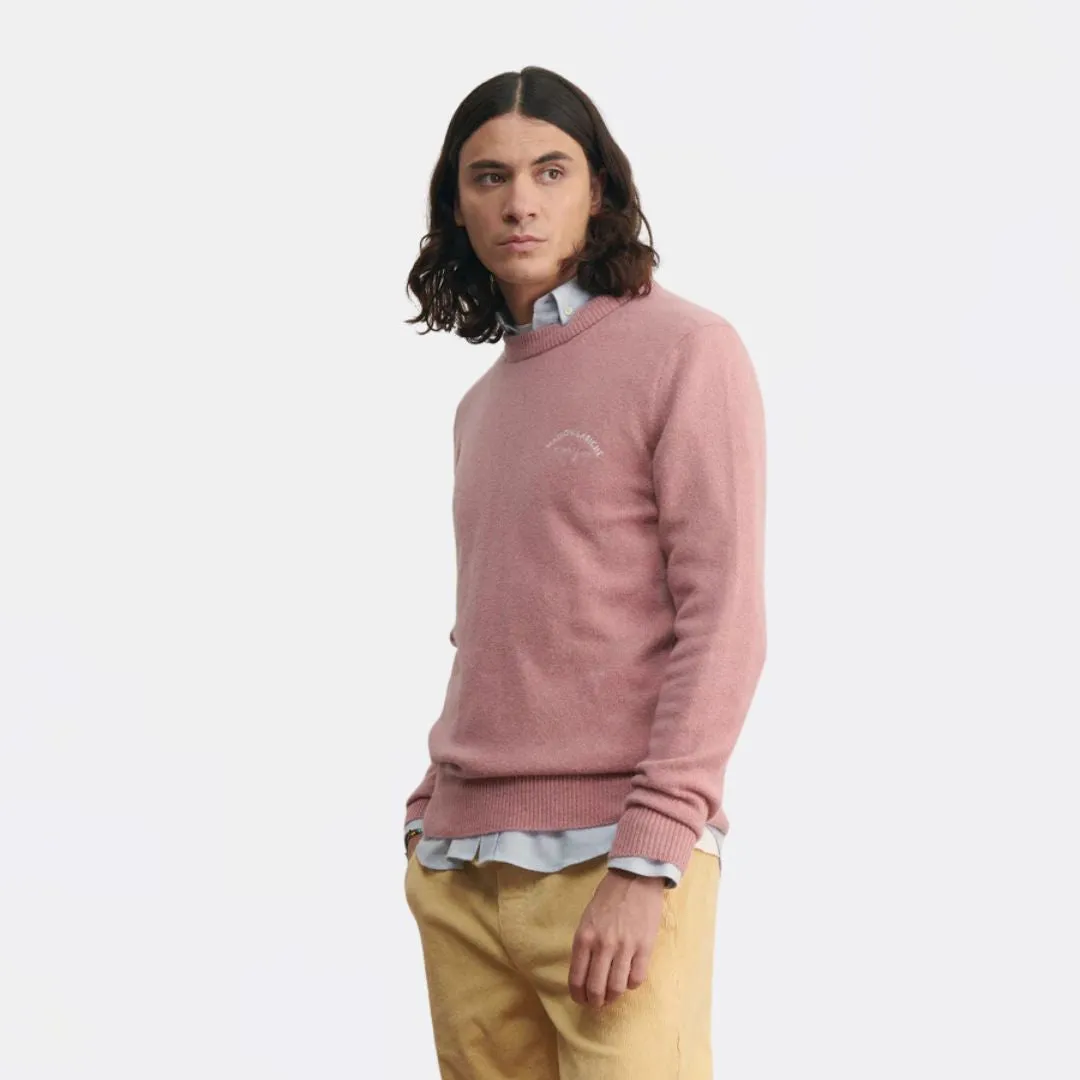 "Mini Manufacture" Grand Cerf Wool Sweater (Indian Pink)