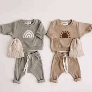 Rainbow and Sunnie Kids Sweater Set