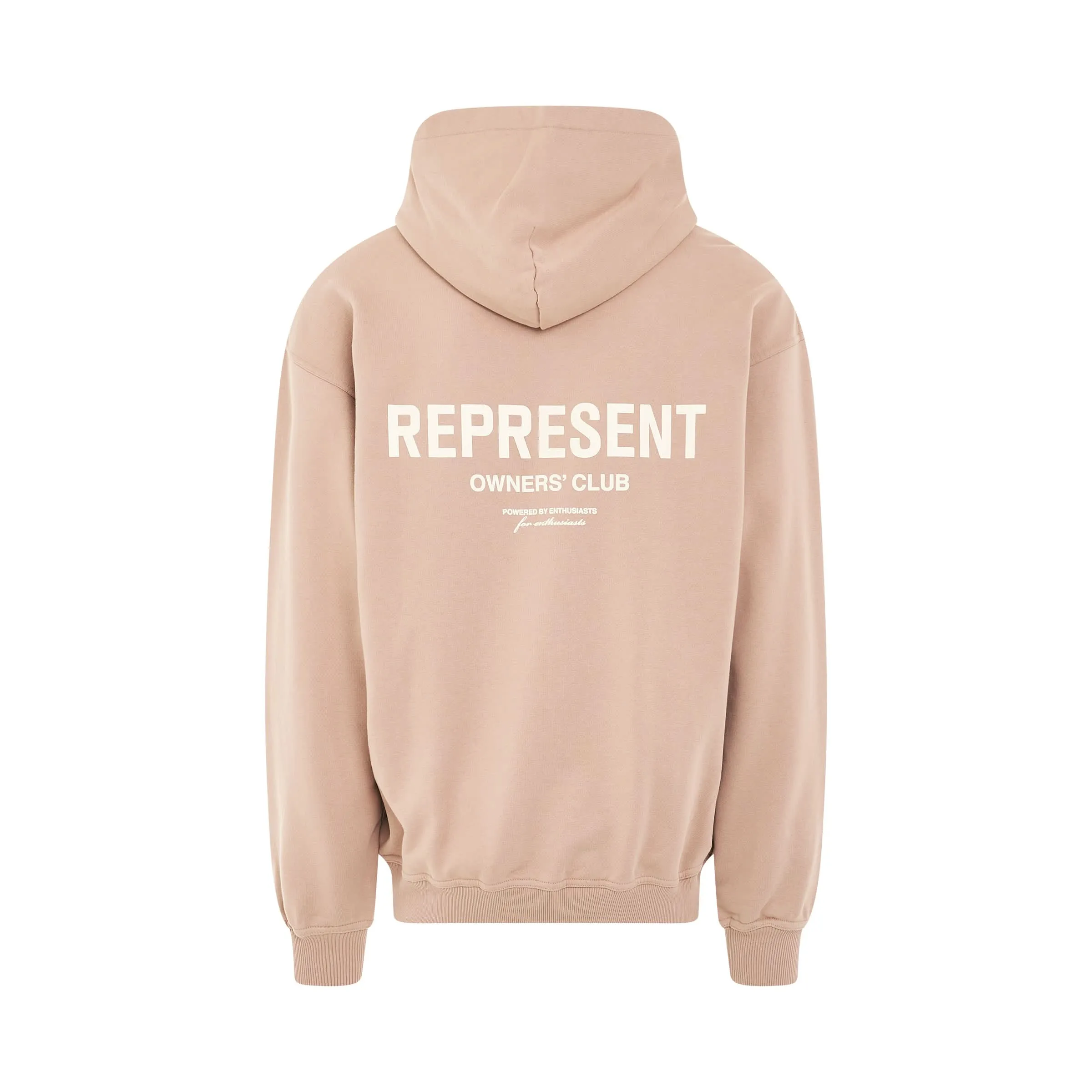 Represent Owners Club Hoodie in Stucco