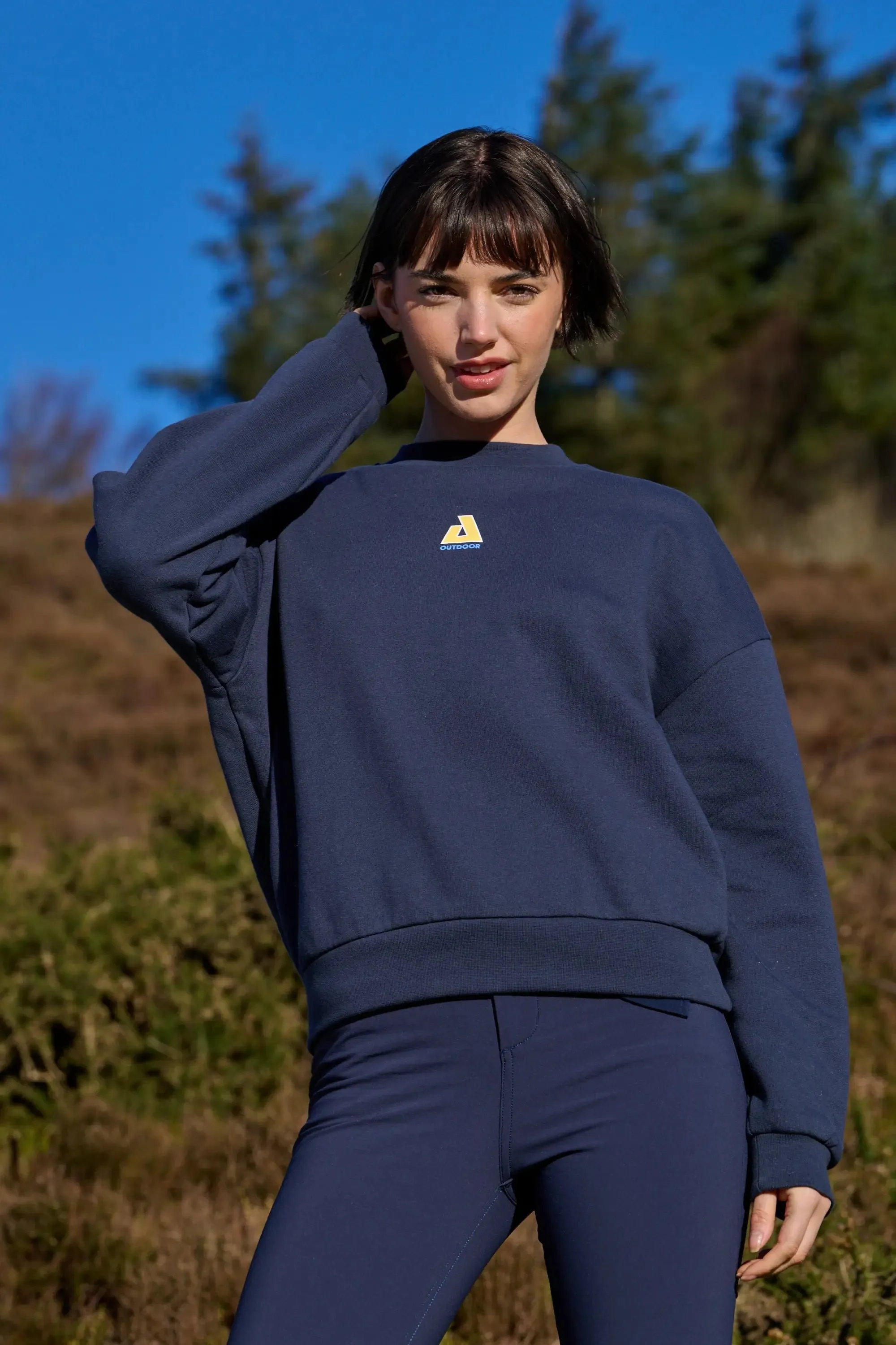 Retreat Crew Neck Sweatshirt - Deep Navy