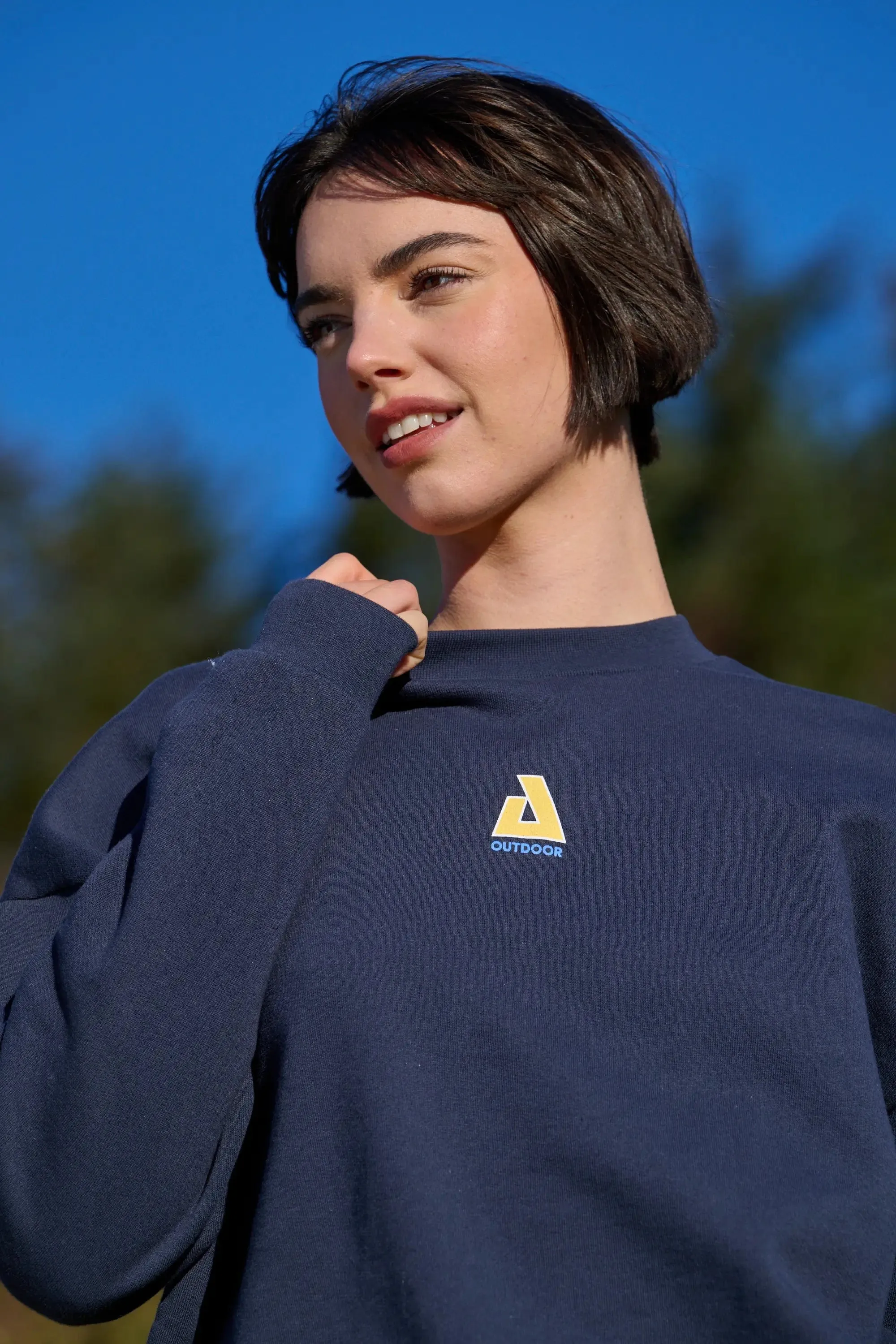 Retreat Crew Neck Sweatshirt - Deep Navy