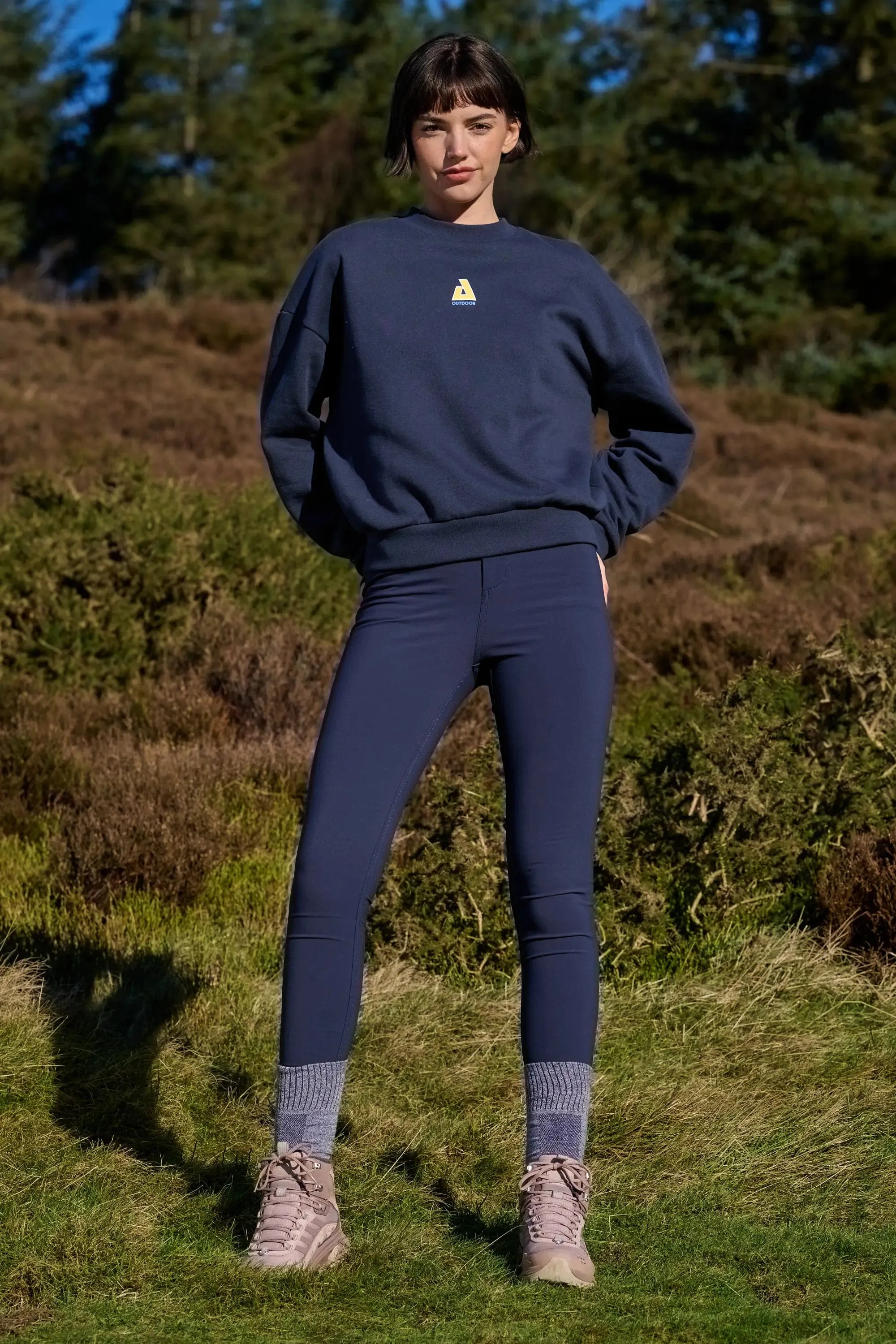 Retreat Crew Neck Sweatshirt - Deep Navy