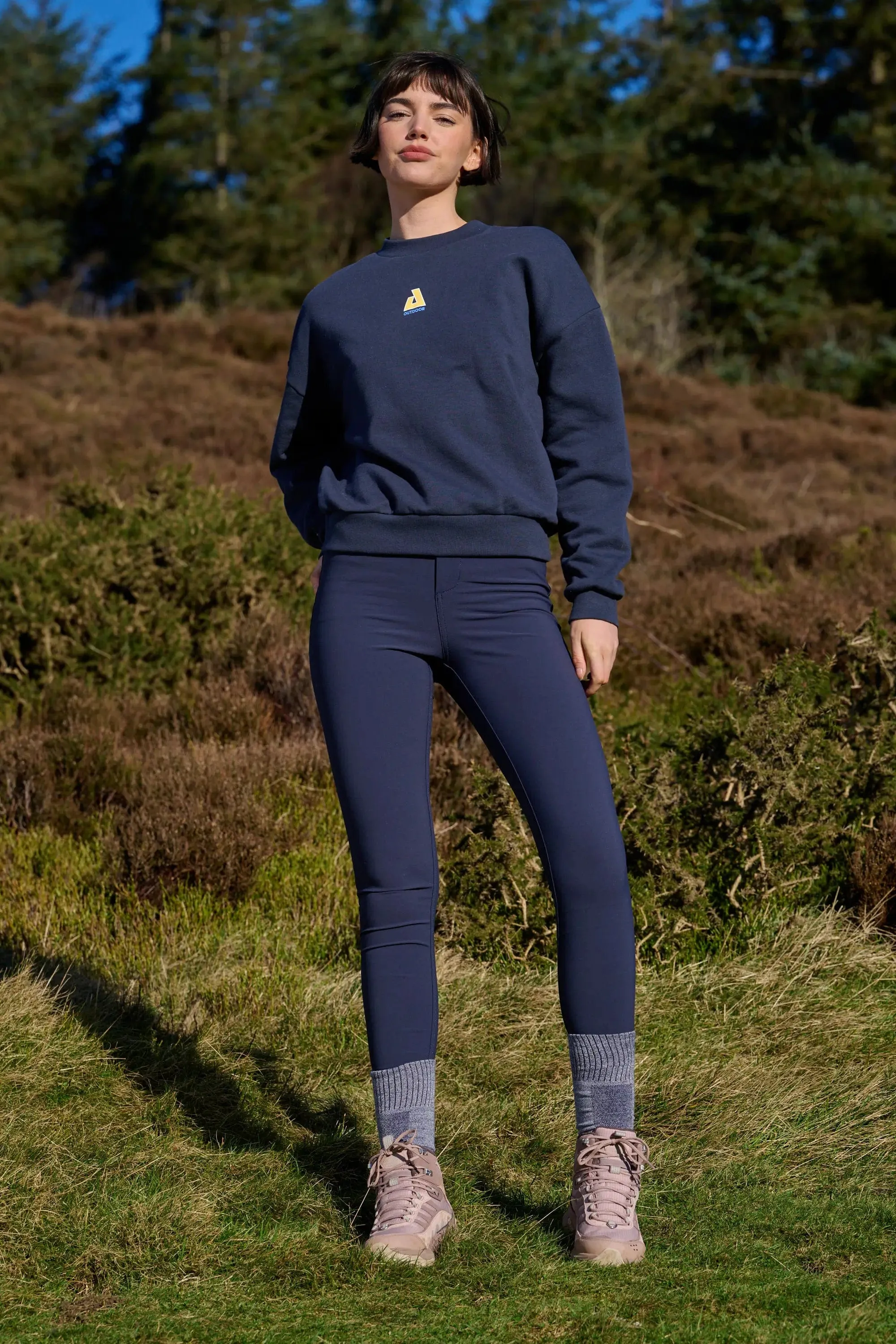 Retreat Crew Neck Sweatshirt - Deep Navy