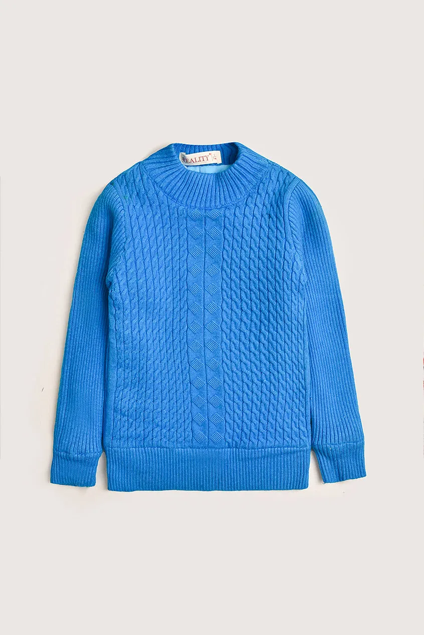 Royal Blue Knit Sweater