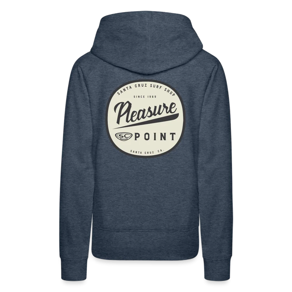 Santa Cruz Surf Shop Pleasure Point Women’s Premium Hoodie