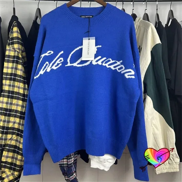 Solid Cole Buxton Letter Knit Sweater