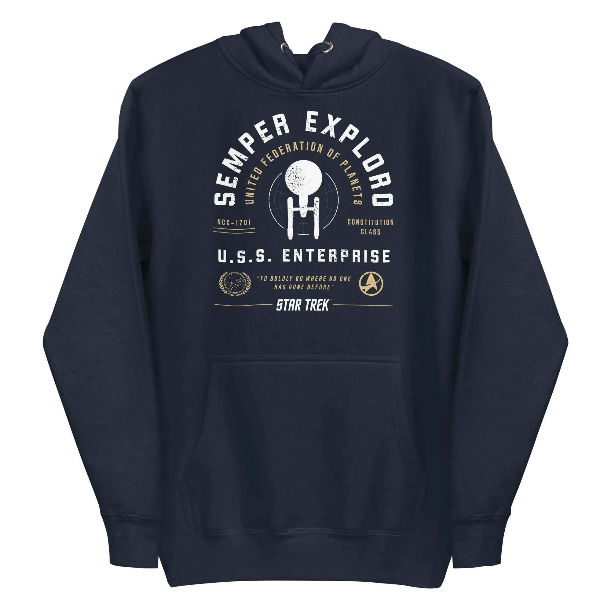 Star Trek Semper Exploro Adult Hoodie