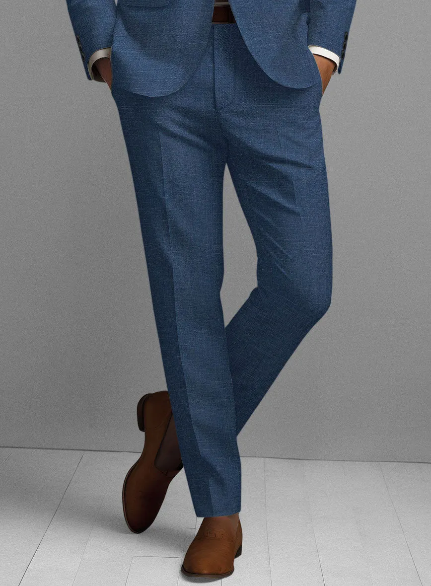 Stone Blue Linen Suit