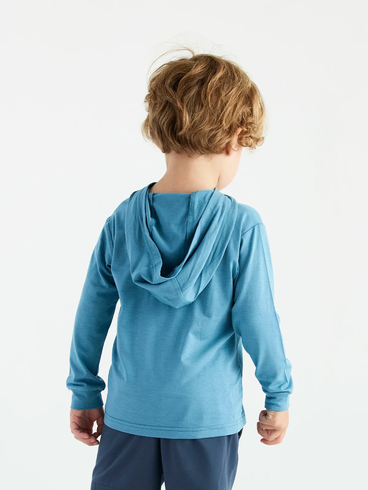 Toddler Bamboo Shade Hoodie - Bluestone