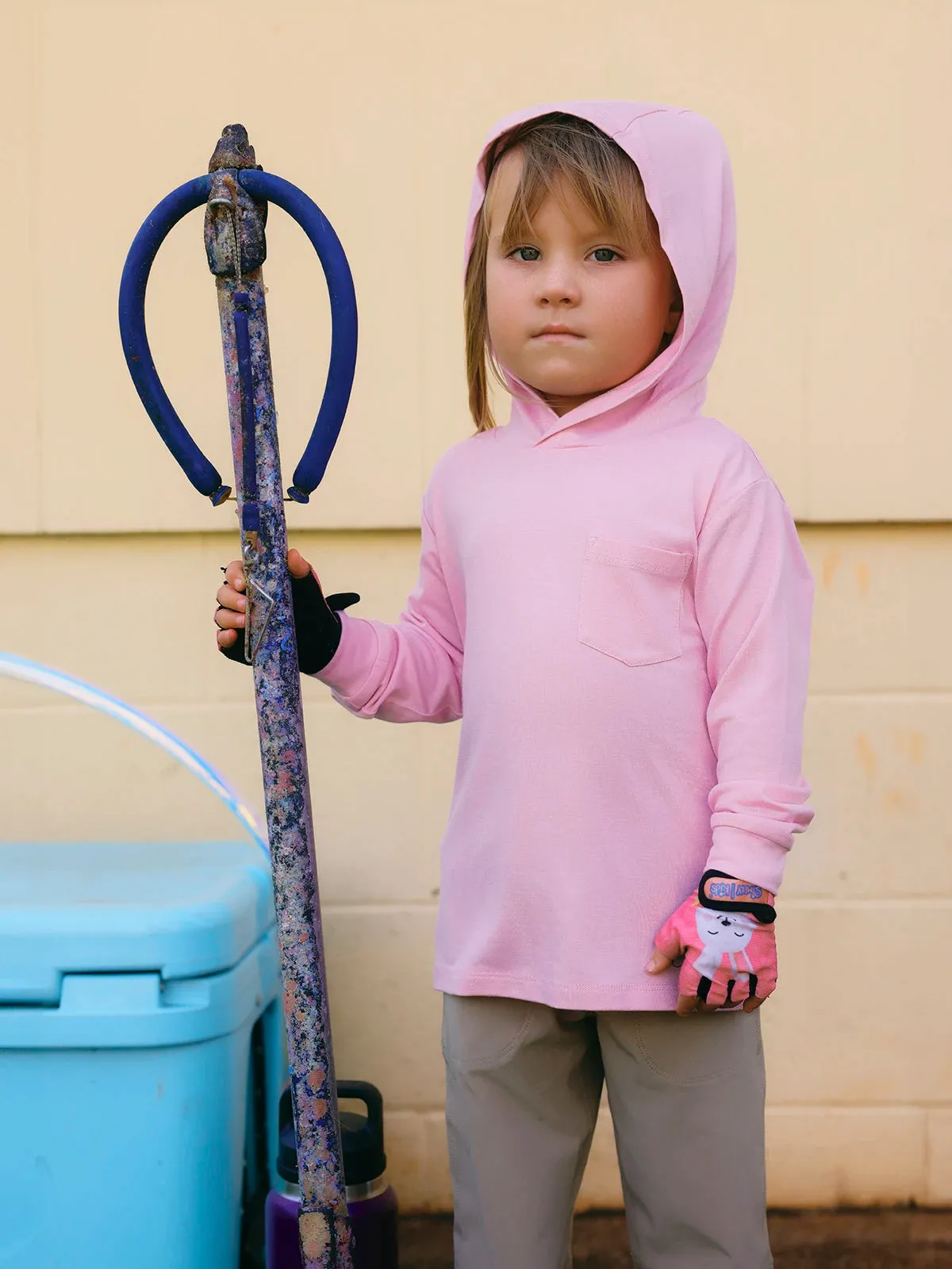 Toddler Bamboo Shade Hoodie - Bluestone