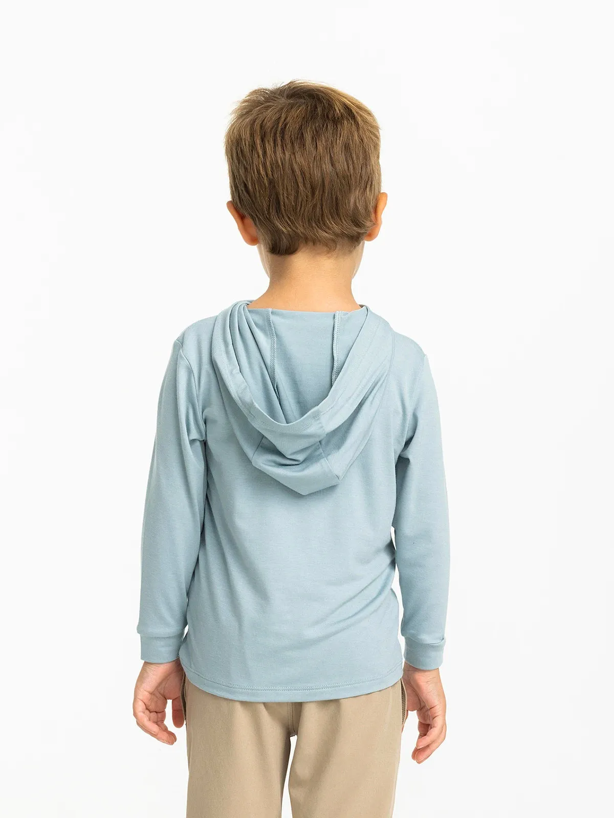 Toddler Bamboo Shade Hoodie - Ocean Mist