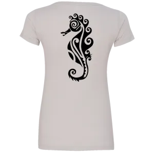 Women's Sea Horse V-Neck Tee